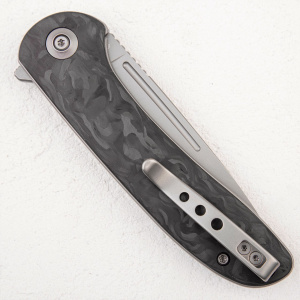 Нож WE Knife Saakshi, 20CV, Titanium Gray/Marble Carbon Fiber - складной туристические ножи из стали Нож WE Knife Saakshi, 20CV, Titanium Gray/Marble Carbon Fiber - складной туристические ножи из стали